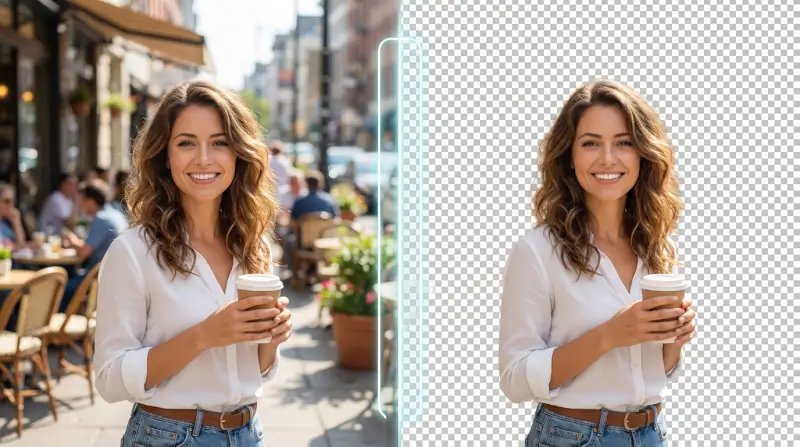 Transparency Background Remover Convert Photo to Transparent Online - AI Background Remover