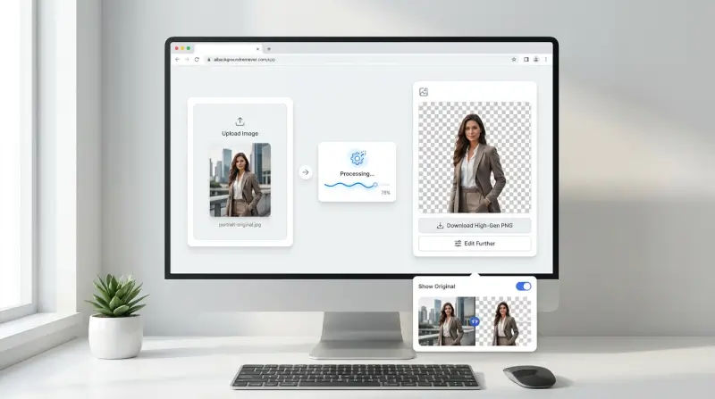 Transparency Background Remover Convert Photo to Transparent Online - AI Background Remover
