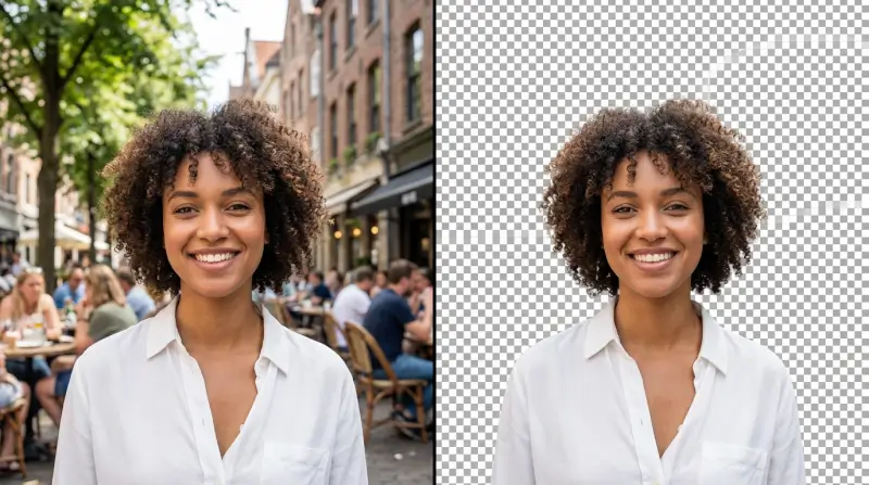 Backround Less Image Remove background from image Photoshop alternative - AI