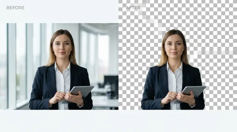 Transparent Background Photo Online - AI Remover