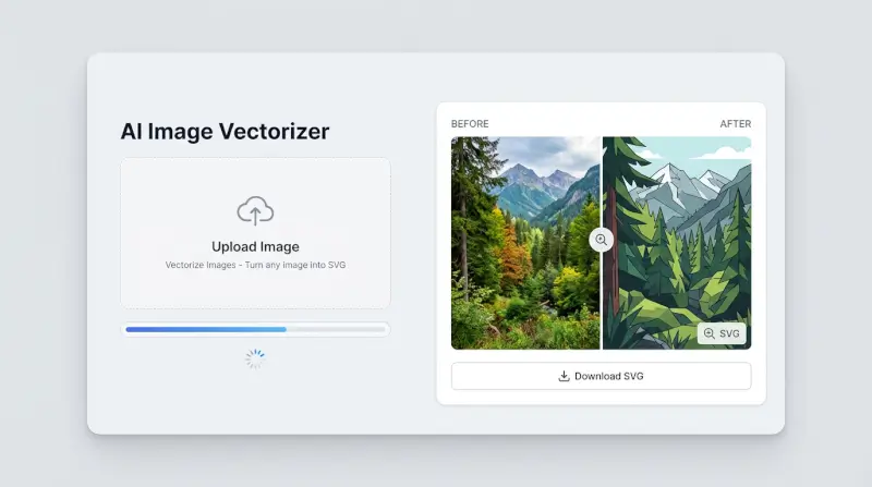 Photo to Vector Online - AI Image Vectorizer