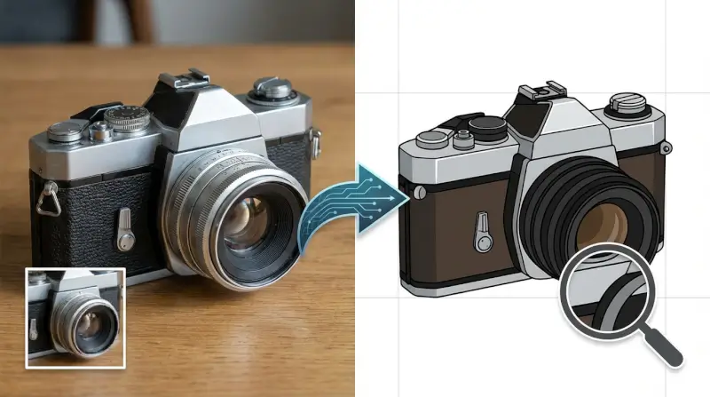 Vectorize and image to SVG online - AI Vectorizer