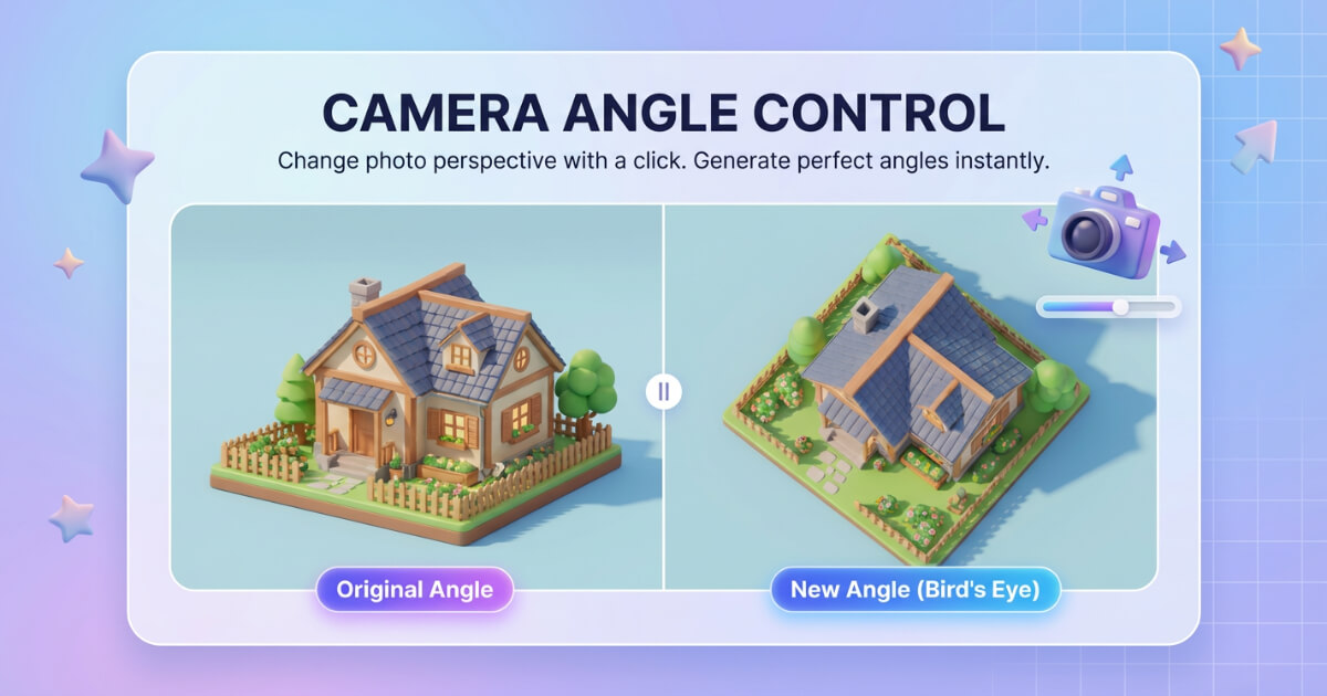 Dynamic Camera Angle Game Camera Angle - Change Image Perspective with AI - CF Studio
