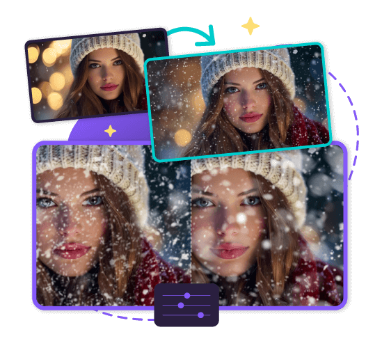 Add Snow To Picture