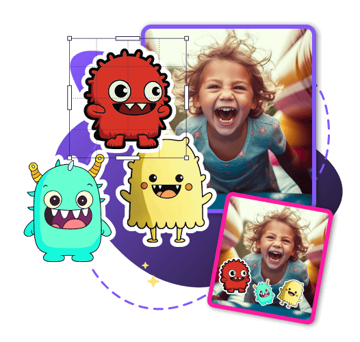 Photo Editing Tool with Stickers
