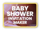 Créateur d'invitations pour la fête de bébé