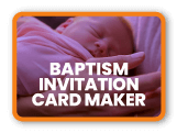 Créateur de cartes d'invitation au baptême