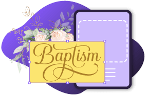Christening Invitation Editor
