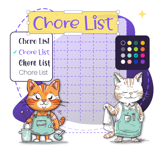 make your own chore list