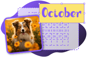 design your own photo calendar