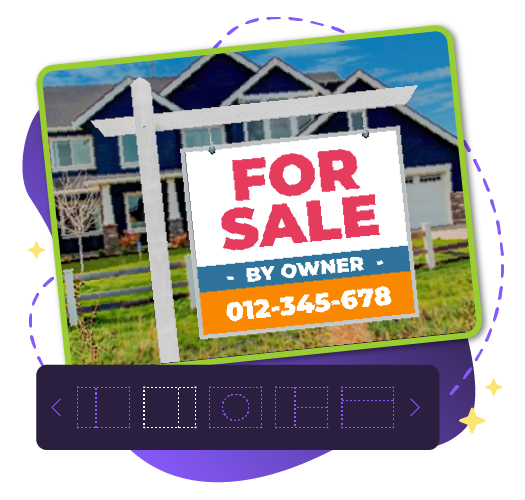 custom real estate sign maker