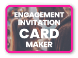 Créateur de cartes d'invitation de fiançailles