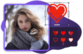 Add Heart Shapes to Photo