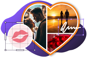 Heart Collage Generator