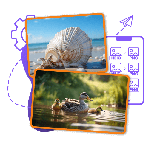 Free HEIC to PNG image converter