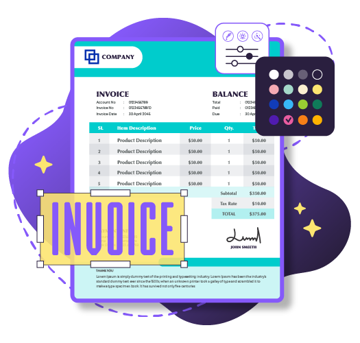 invoice generator with logo