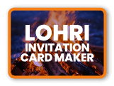 Créateur de cartes d'invitation Lohri