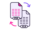 PDF vers Excel
