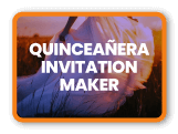 Créateur de cartes d'invitation Quinceañera