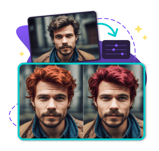 Try On Red Hair