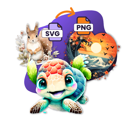 Turn SVG into PNG