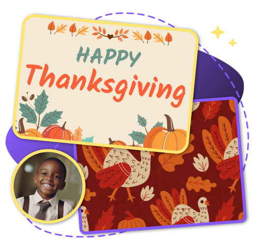create thanksgiving card