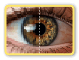 Image non pixellisée