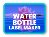 Créateur d'étiquettes pour bouteilles d'eau