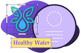Water Bottle Sticker Design