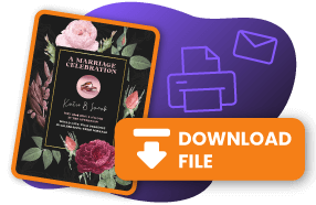 create wedding program online