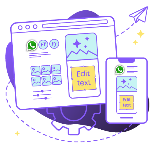 whatsapp status designer